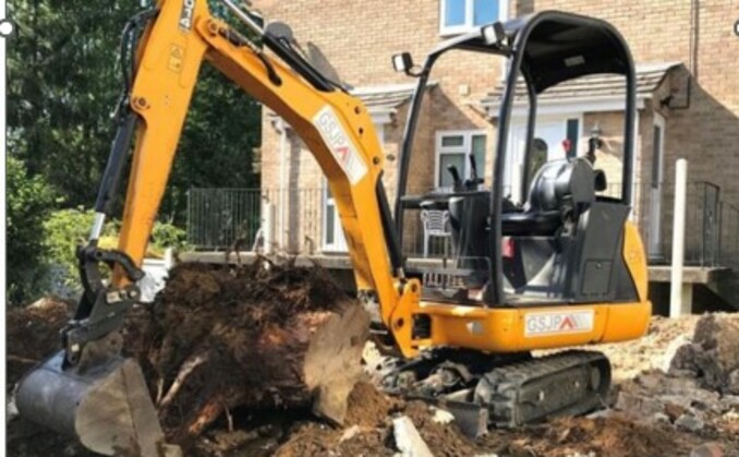 Dorset Police said the excavator was stolen from a farm in East Dorset Dorset Police said the excavator was stolen from a farm in East Dorset