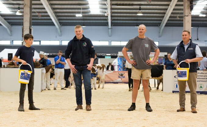 Holstein young breeders shave hair for charity